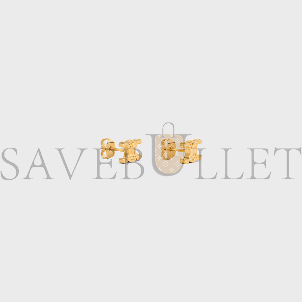 CELINE TRIOMPHE STUDS IN BRASS WITH GOLD FINISH 461CY6BRA.35OR